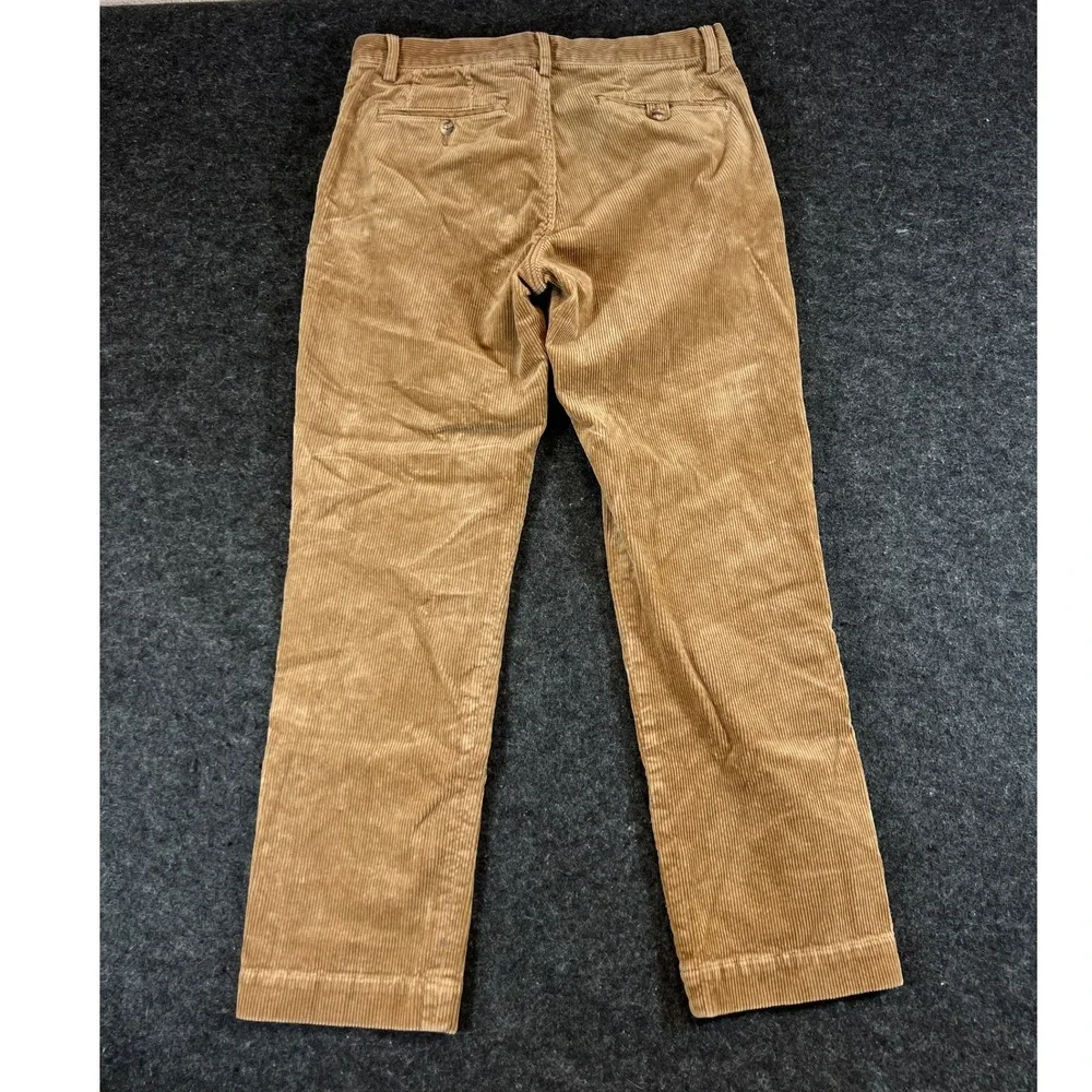 Polo Ralph Lauren Mens Bedford Corduroy Pants Tan Brown 32x30 Stretch Trousers